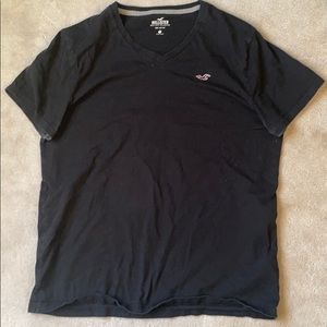 Hollister Black Short Sleeved Tee US